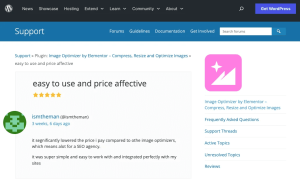 Image Optimizer by Elementor